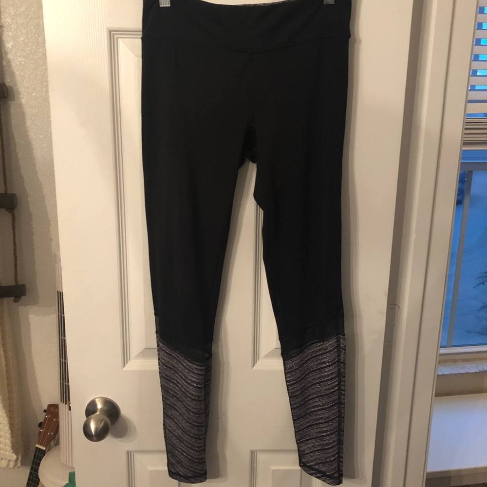Black/grey Workout Leggings